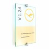 Logistic Sign System Glass Door Sign, Vitrum K2, Clamp Holder