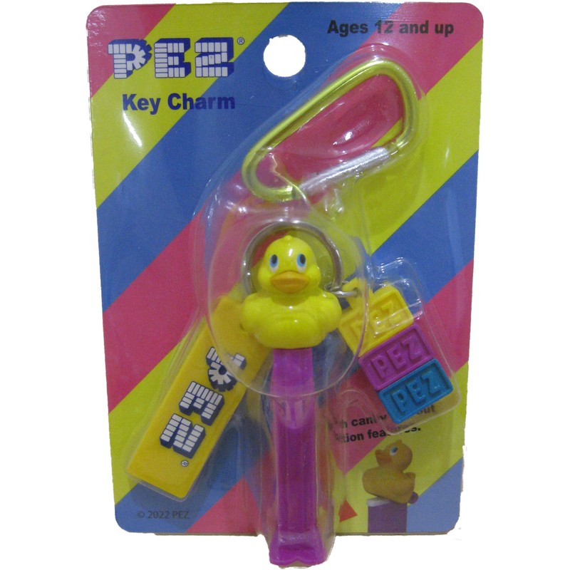 IWAYA PEZ Key Charm Duck With Candy Dummy When Head