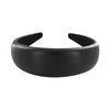 axy Wide Headband in Faux Leather Look Beautiful Women's Headband
