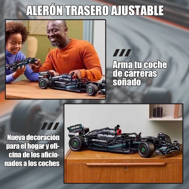 Juego De Bloques Construcción Deportivos F1 Y Carreras 1:8 1642