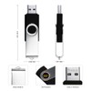 (NOT 512GB) Flash Drive 512MB USB 2.0 10 Pack Swivel