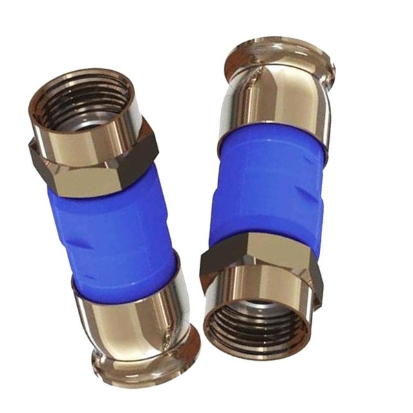 200 Pieces RG6 BELDEN SNSD6 Blue Snap-N-Seal Ultimate Coaxial Compression