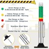 100 Pieces Tyre Tread Depth Gauge Color Coded Tire Depth