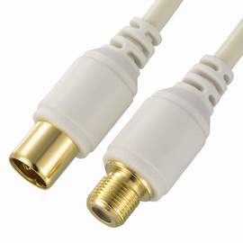 Ohm Electric Antenna Cable 4K8K S2FJS2M ANT-C2S2FJS-W