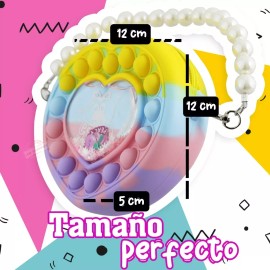 J.H. Company Bolsa De Mano Pop It Juguete Didactico Sensorial Niña Spgj01