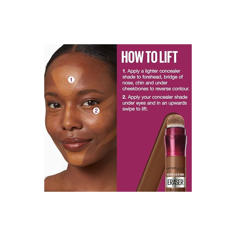 Maybelline maquillaje Instant Age, Bronce Deep, 1 caja