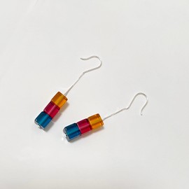 Carol&Allen Dangle Earrings 925 Sterling Silver Crystal Glass Earrings Delicate Lively Minimalist Style Niche Design, One size fits all, Sterling Silver Crystal, No Gemstone