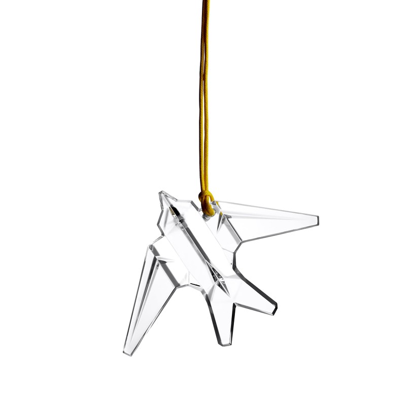 Waterford Origami Bird Ornament