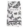 Karma Gifts Black and White Boho Tea Towels, 28" L