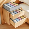 DIMJ Drawer Organiser, Storage Boxes, Socks Organiser, Foldable, Drawer Organiser