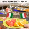 200 Italian Toothpick Flags, Cupcake Toothpick Flags, Flag Fruit Pick