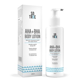 Sotrue AHA + BHA Body Lotion With 10% AHA Blend & 1% Salicylic Acid, Deeply Exfoliates for Dry Radiant Skin, Body Lotion for Women & Men, for All Skin Types, 200ml