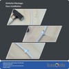 Lumonic 100 x Nail Clamps 10 mm for Cable White