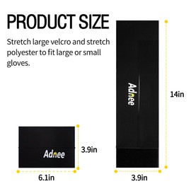 Adnee 2 Pack Glove Wrap - Softball and Baseball Glove Strap - Baseball Glove Wrap Band for Quickly Keep The Pocket Formed Fit All Gloves
