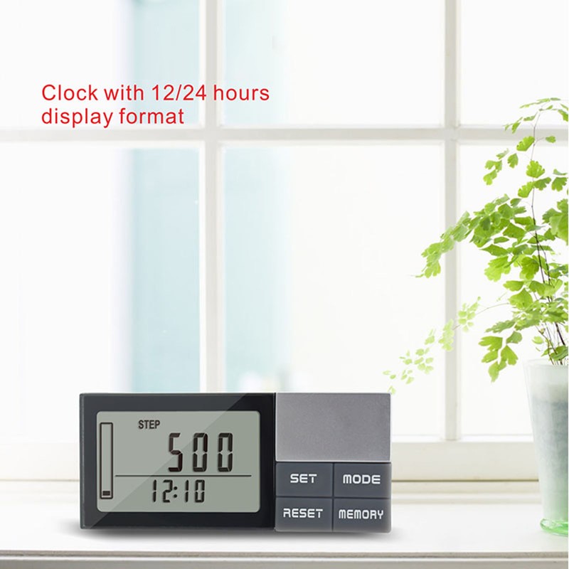 Pedometer Mini Simple Digital LCD Pedometer Portable Step Counter Walking