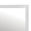Benjara RYLA Dresser Vanity Mirror, 38 Inch Square Frame, White