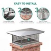 YITAHOME Chimney Cap, 13" x 21" Chimney Cover for Outside,