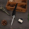 Vintage Retro Feather Dip Pen Stainless Steel Nibs Calligraphy Writing