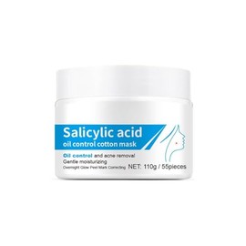Salicylic Acid Face Pads - Face Exfoliator Pad For Acne Prone Skin - Toner Pads -Toner Pads Korean Skincare - Acne Treatment - Face Wipes - Dask Sport Remover 110g (Pack of 55)