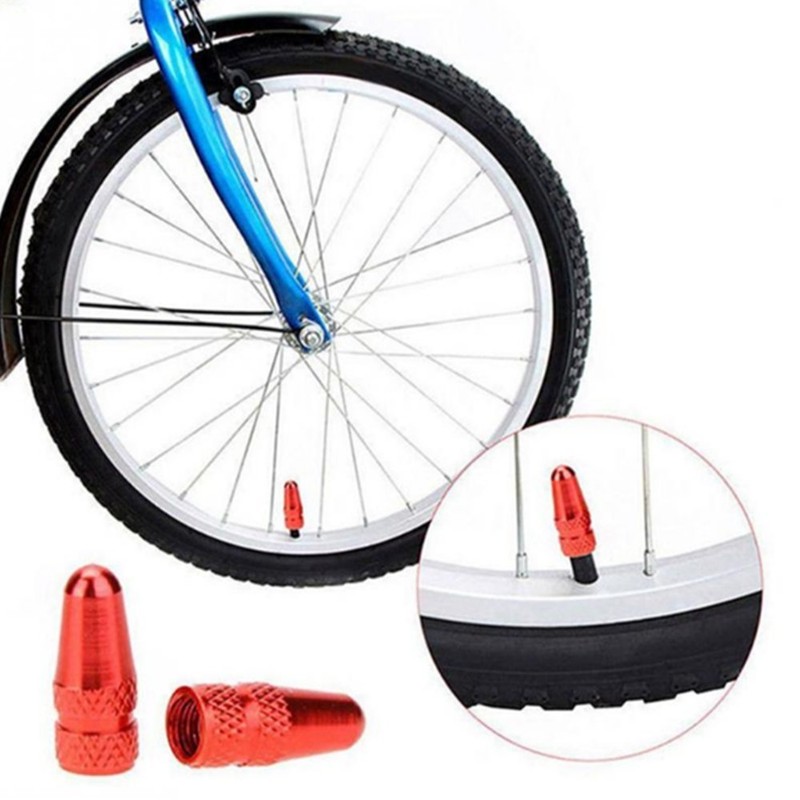 Bicycle Valve Caps Aluminum 4 Pcs (Presta Type)