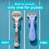 Gillette Venus Repuestos de cuchilla de afeitar para aseo íntimo