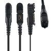Renastar Tactical Throat Mics with PTT and Earpiece Headset Radio