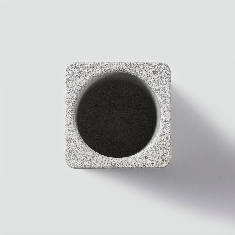 JAJU [JAJU] Diatomaceous Earth Square Multi-purpose Holder Gray