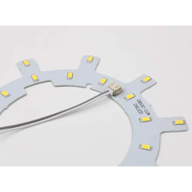 Led Ceiling Light Panel Fixtures 12w Ceiling Fan Light Retrofit kit Circle Replacement Board Bulb 6000K 1-Pack(White)