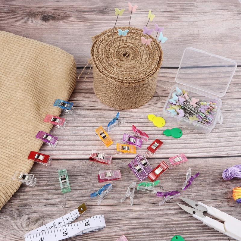 Sewing Clips, Fabric Clips for Sewing, Sewing Accessories, 60 Pieces,