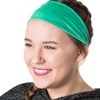 Hipsy Adjustable & Stretchy Crushed Xflex Wide Headbands for Women