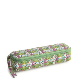 Vera Bradley Premium Cotton Travel Pill Case, Ribbon Plaid
