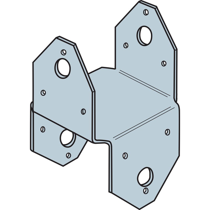 Simpson Strong-Tie BC4Z BC ZMAX Galvanized Post Cap for 4X