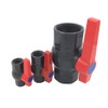 PVC Ball Valve Water Supply Valve U Compact Female Threaded