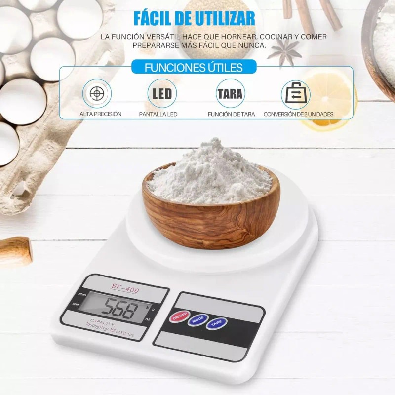 Báscula De Cocina Keluona K-sf400 Digital De Alta Precisión Máxima