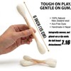 Cat Qtip Toy, Natural Wool Braided Giant Q Tip Cat