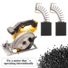 Threlaco 8 Pcs Replacement Table Saw Brush Carbon Motor Brushes
