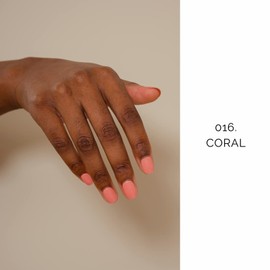 Nailog UV Gel Nagelfolie - Nagelfolie uv härtend 20 Stück - Vegan langanhaltend - Nagelsticker selbstklebend Gel Strips für Maniküre in Salonqualität， Coral