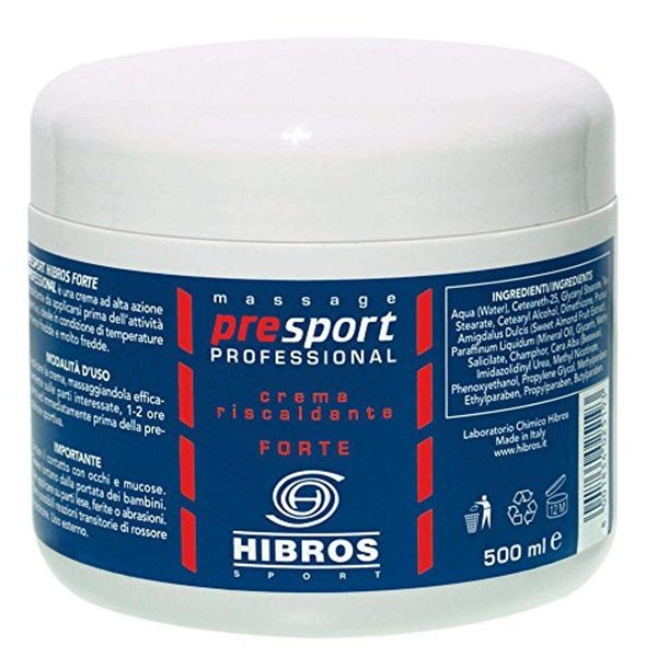 HIBROS Sport PreSport Strong Professional Warming Cream, 500ml