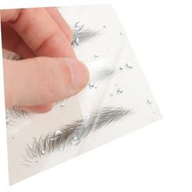 MERRYHAPY Lasting Hair-like Eyebrow Stickers for Makeup Fake Eyebrow Paste 12pcs Set No Painful Surgery