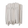 50pcs Washable Reusable Nail File with Scale Professional Home Salon