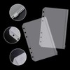 Pack of 20 A6 Holes Binder Pockets, 6-Hole Binder Pockets,
