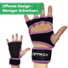 NetroxSports® Training Gloves with Wrist Bandage for Strength Training, Bodybuilding