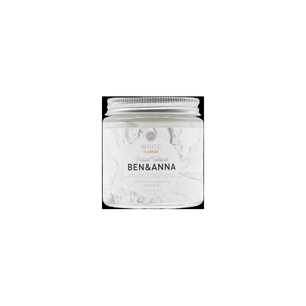 BEN & ANNA Toothpaste with Fluoride, White