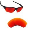 Alphax Fire Red Polarized Replacement Lenses for Oakley Flak Beta