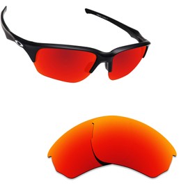 Alphax Fire Red Polarized Replacement Lenses for Oakley Flak Beta