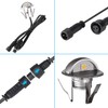 YZGWZLD LED Deck Lights Kit,12 Pack Low Voltage Φ1.38 IP67