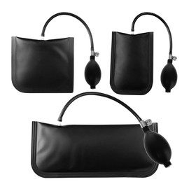 JNNJ Pack of 3 Mounting Cushions, Air Cushion, Durable Metal Valve Assembly, Lifting Cushion, Inflatable Mounting Cushion for Door Window Installation, Car Repair, Mounting Aid