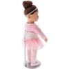 Plymor DSP-90S Silver Adjustable Doll Stand, fits 15, 16, 17,