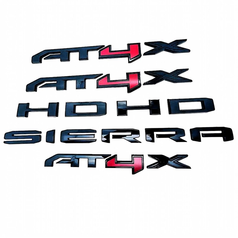 Side Door Rear Tailgate Letters Emblem Badge Replacement for 2023-2024