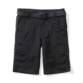 Phorecys - Pantalones cortos de secado rápido para hombre, pantalones cortos de explorador para exteriores, atletismo, golf, pesca, Negro -, 5 Años